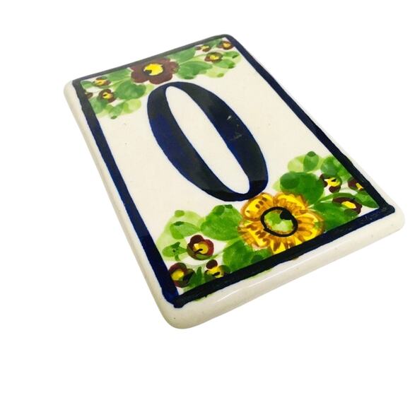 Handpainted house number tiles - Picture 2 of 4